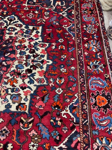 Antique Persian Bakhtiari Rug-4319 - 4