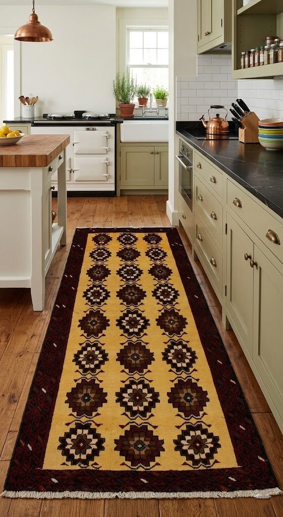 Vintage Vanilla Cream Tribal 3X6 Balouch Persian Rug - 2