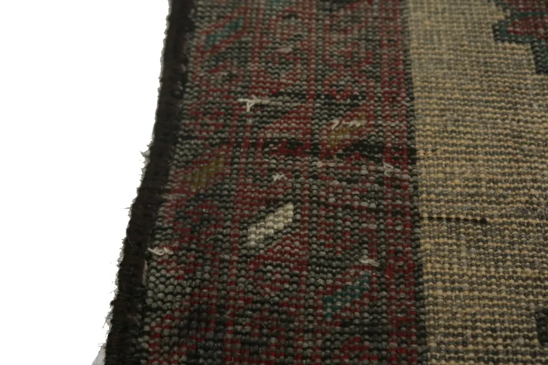 Vintage Vanilla Cream Tribal 3X6 Balouch Persian Rug - 8