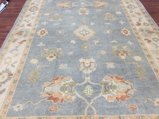 Vintage Turkish Ushak Rug-3934 - 7
