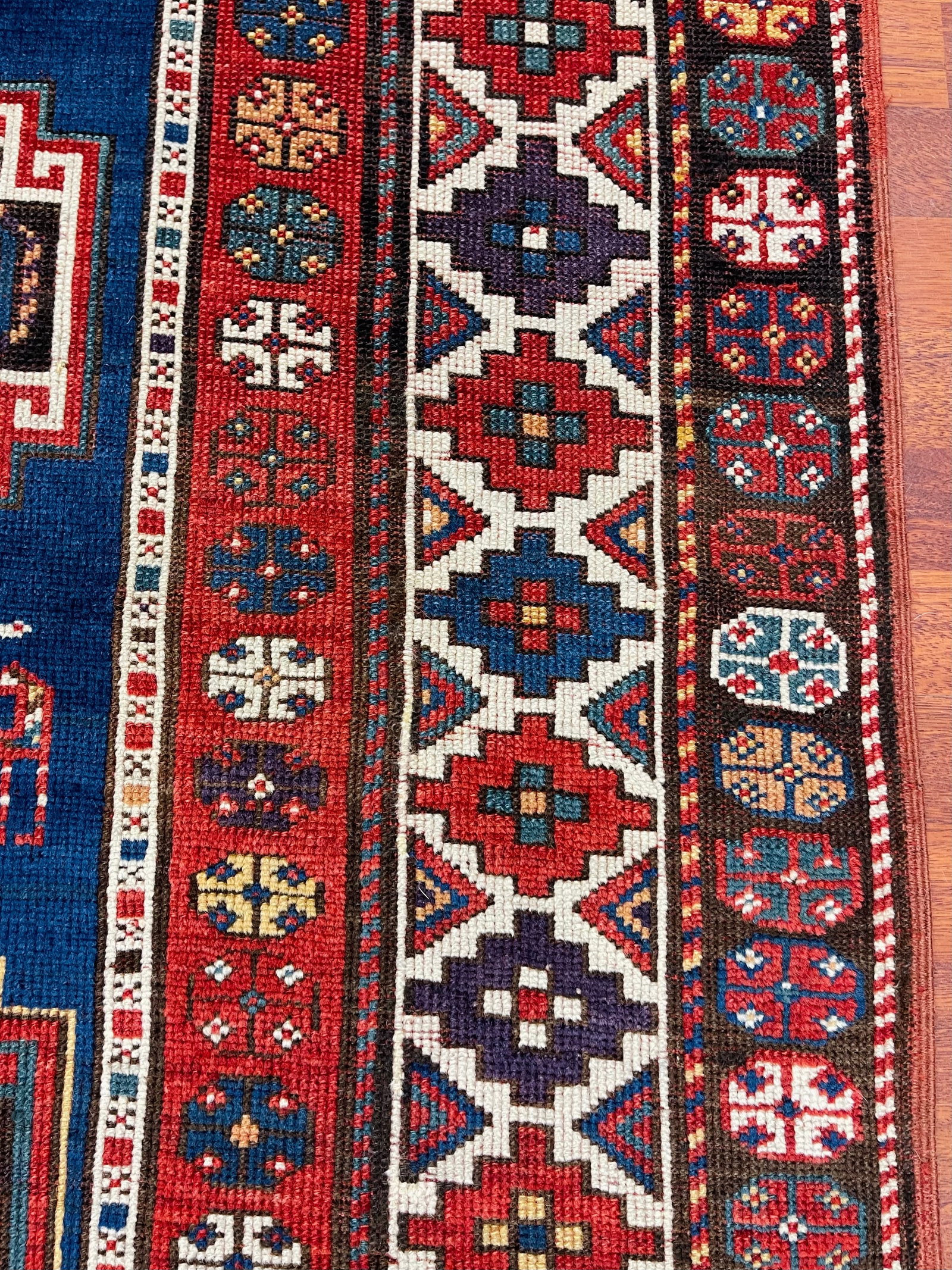 Antique Kazak Caucasian Rug-4883 - 6