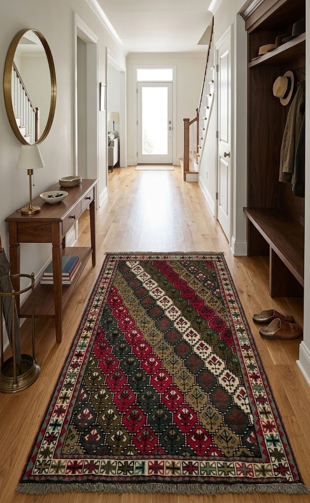 Vintage Red Tribal 4X7 Ghoochan Persian Rug - 2