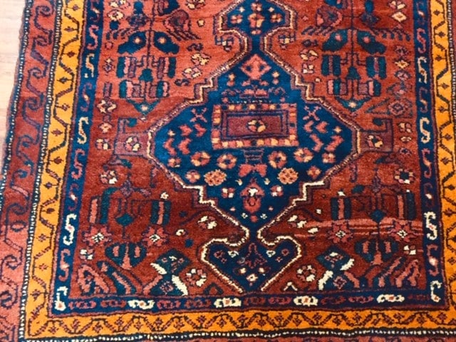Vintage Persian Kurd- Bijar Runner-4737/22 - 3