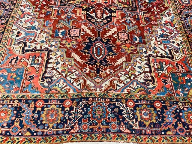 Antique Persian Heriz rug-4504 - 2
