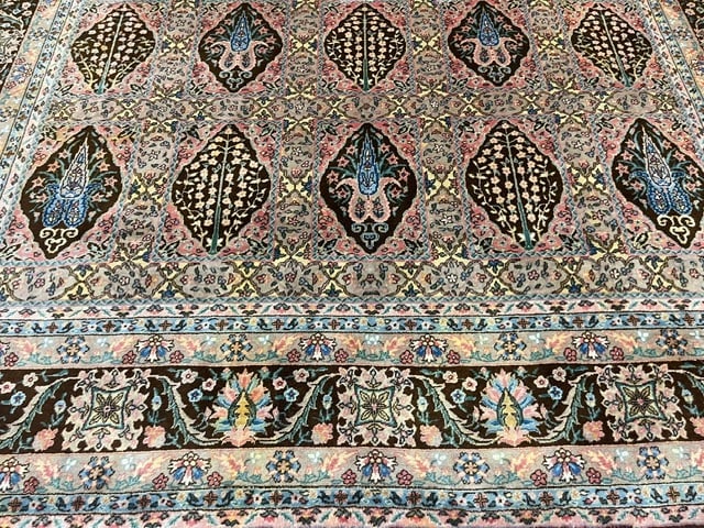 Vintage Persian Tabriz Design Rug-5386 - 2