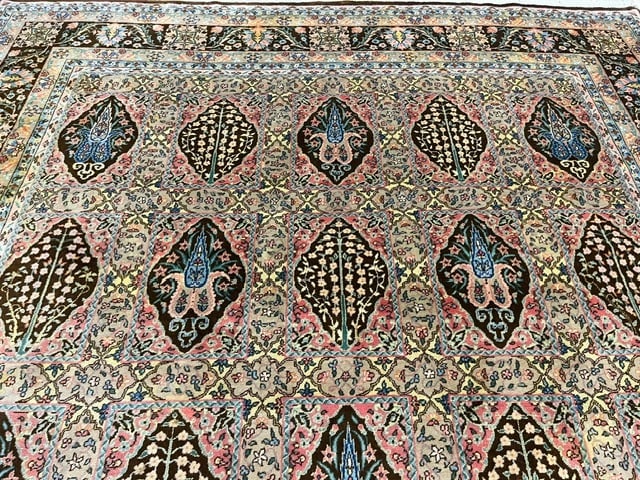 Vintage Persian Tabriz Design Rug-5386 - 4