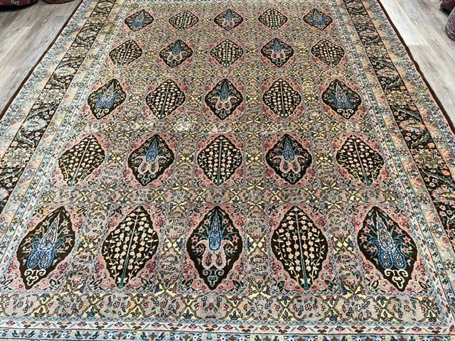 Vintage Persian Tabriz Design Rug-5386 - 7