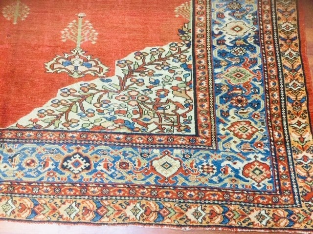 Antique Persian Farahan - Malayer Rug-4092 - 2