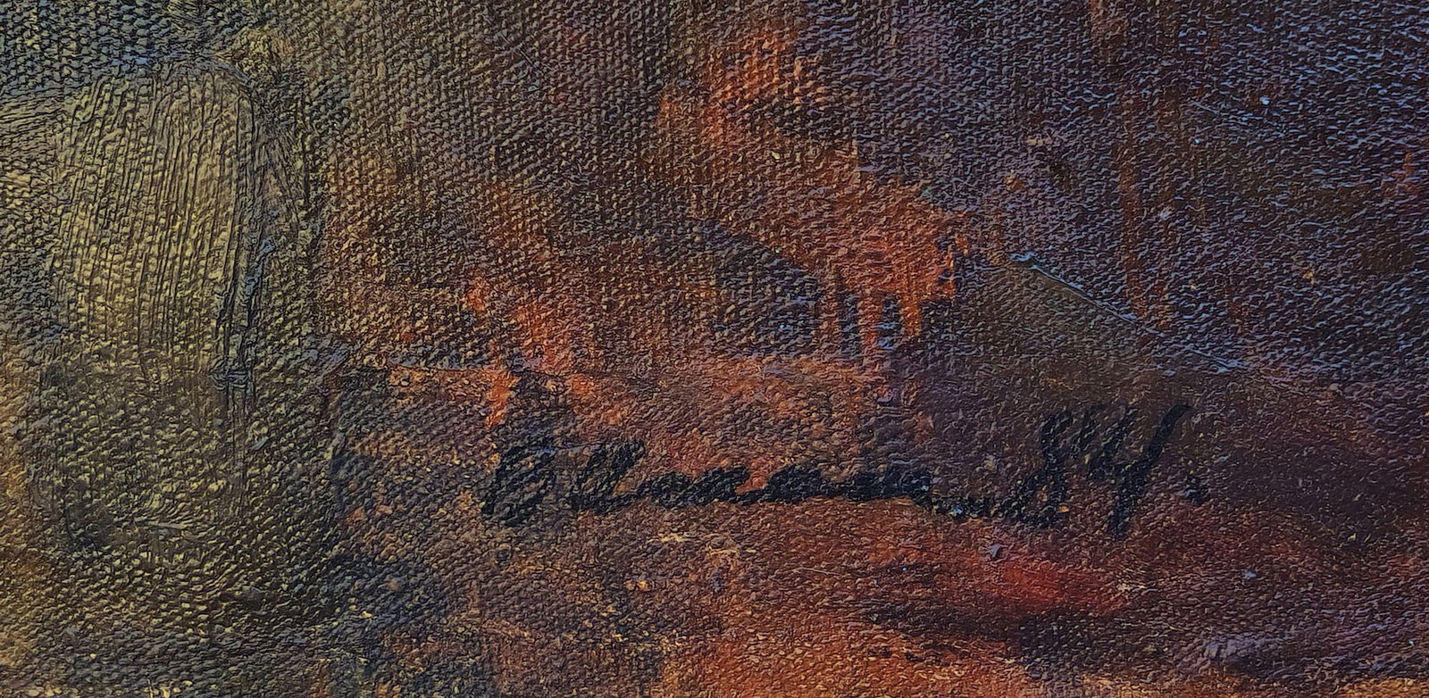 Iskam Viktor (Ukrainian artist), "Smelter", oil on canvas - 2