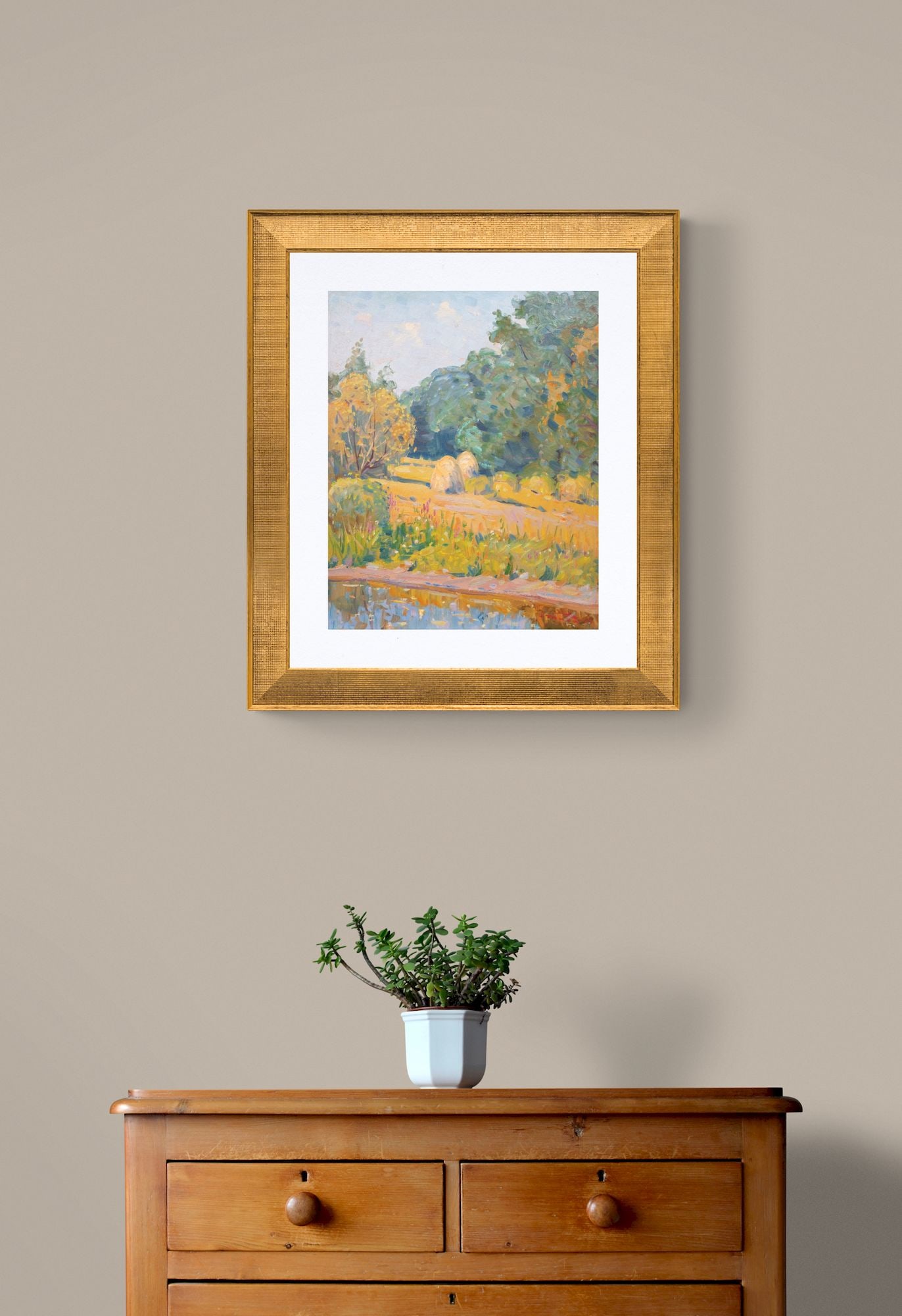 Tyukha Ivan (Ukrainian artist), "Stacks", oil on cardboard - 6