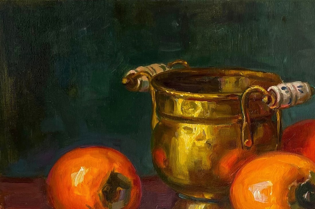 Oil painting Fruits on the table Vyacheslav Pereta - 2