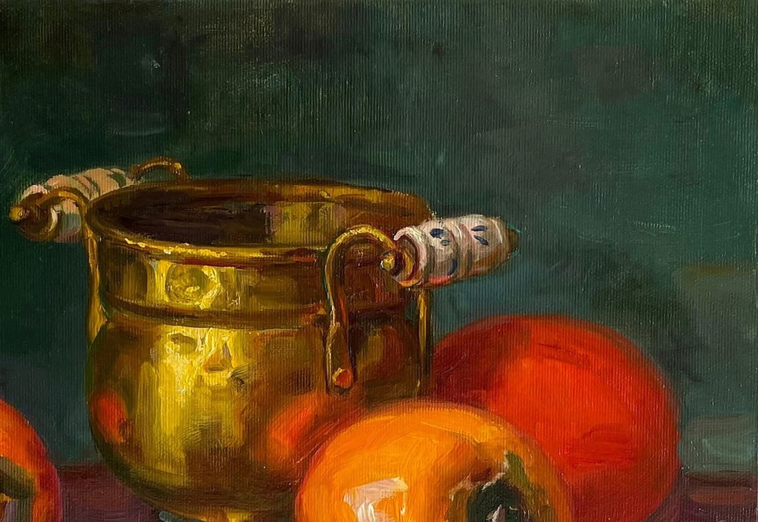 Oil painting Fruits on the table Vyacheslav Pereta - 3