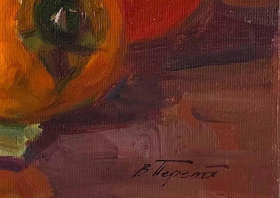 Oil painting Fruits on the table Vyacheslav Pereta - 6
