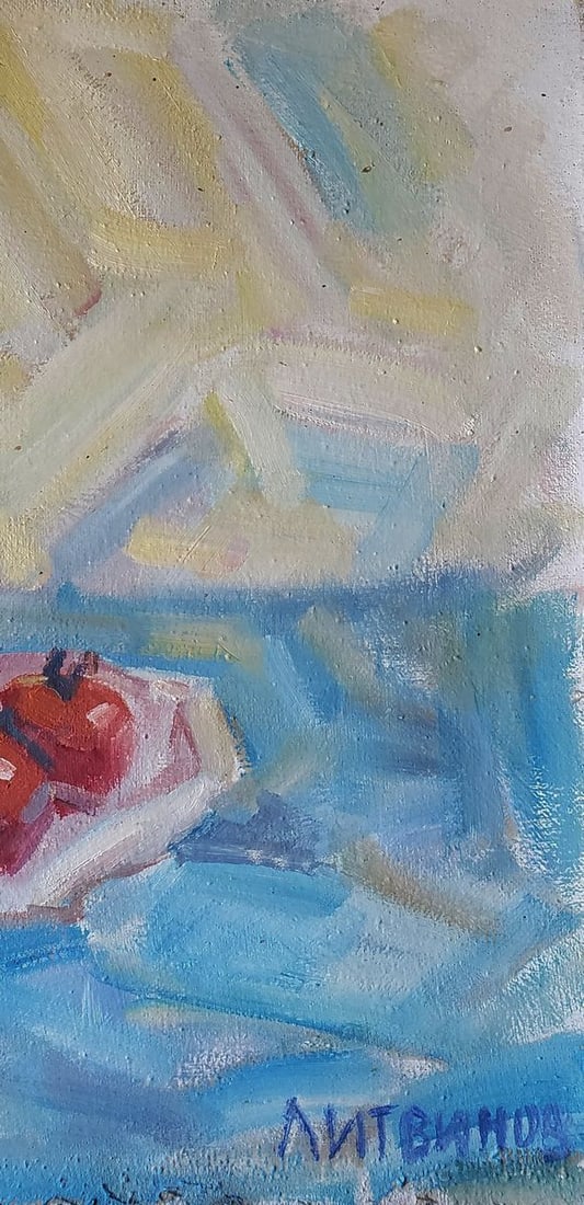 Oil painting Still life with tomatoes Daniil Litvinov - 6