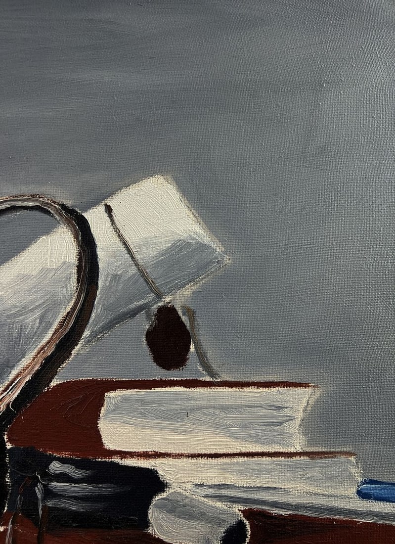 Oil painting Still life with books Oleksandr Gukalov - 4