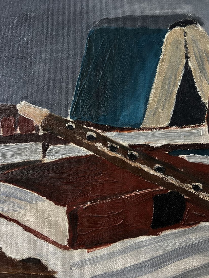 Oil painting Still life with books Oleksandr Gukalov - 8