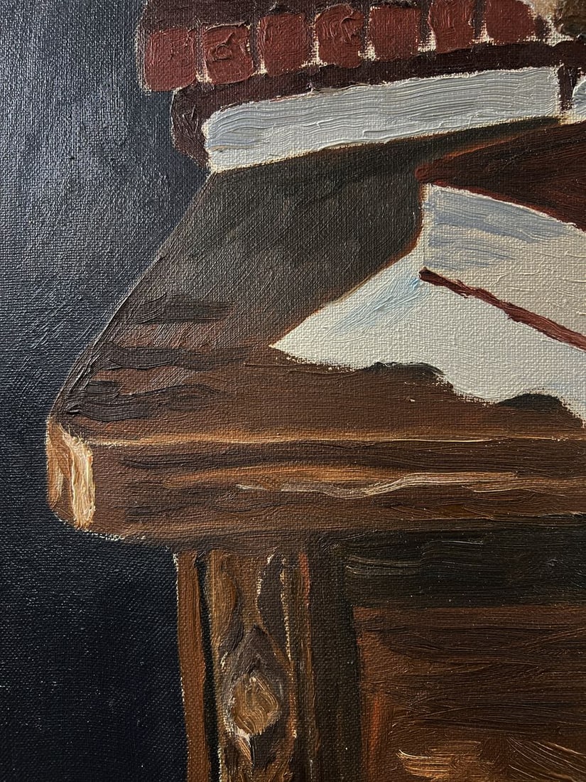 Oil painting Still life with books Oleksandr Gukalov - 9
