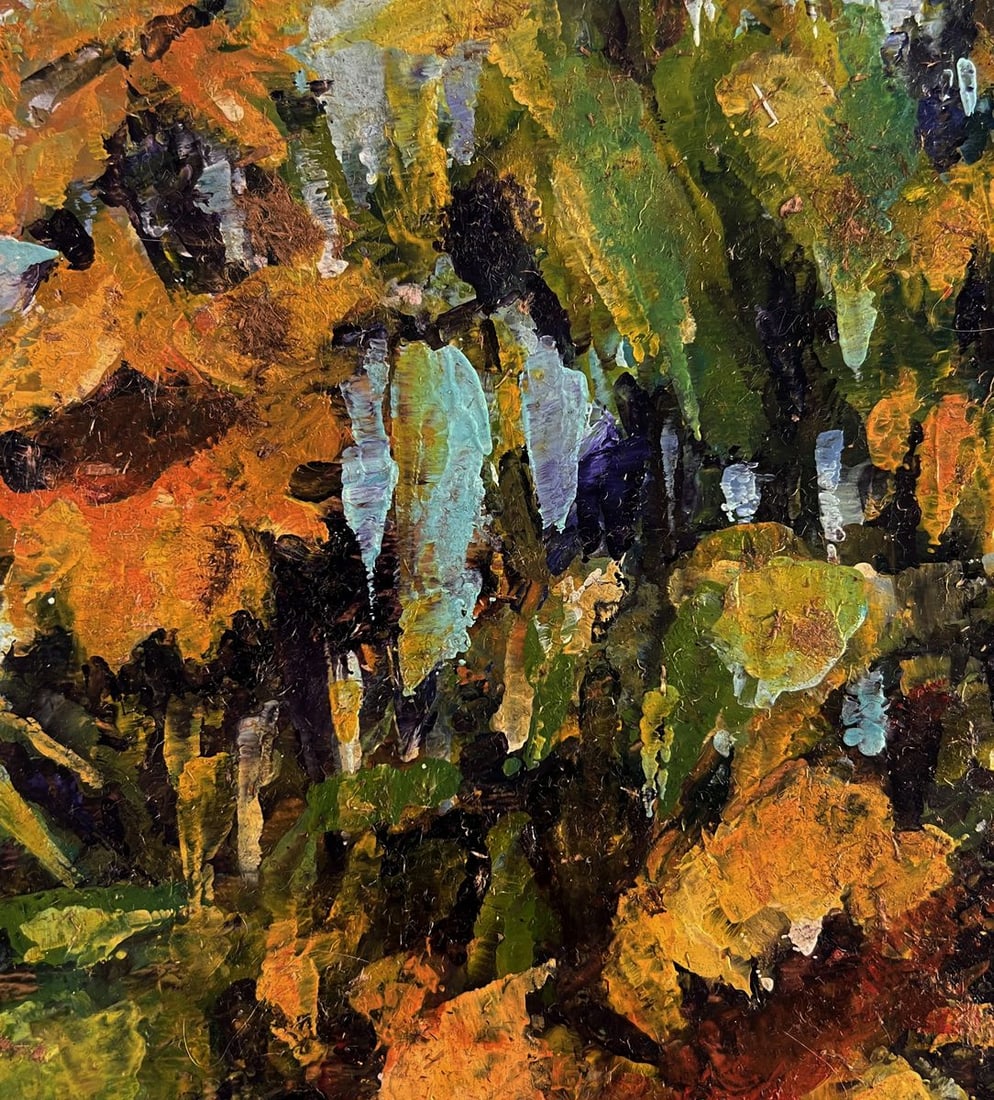Oil painting Sunflowers are growing Vadim Aksenov - 6