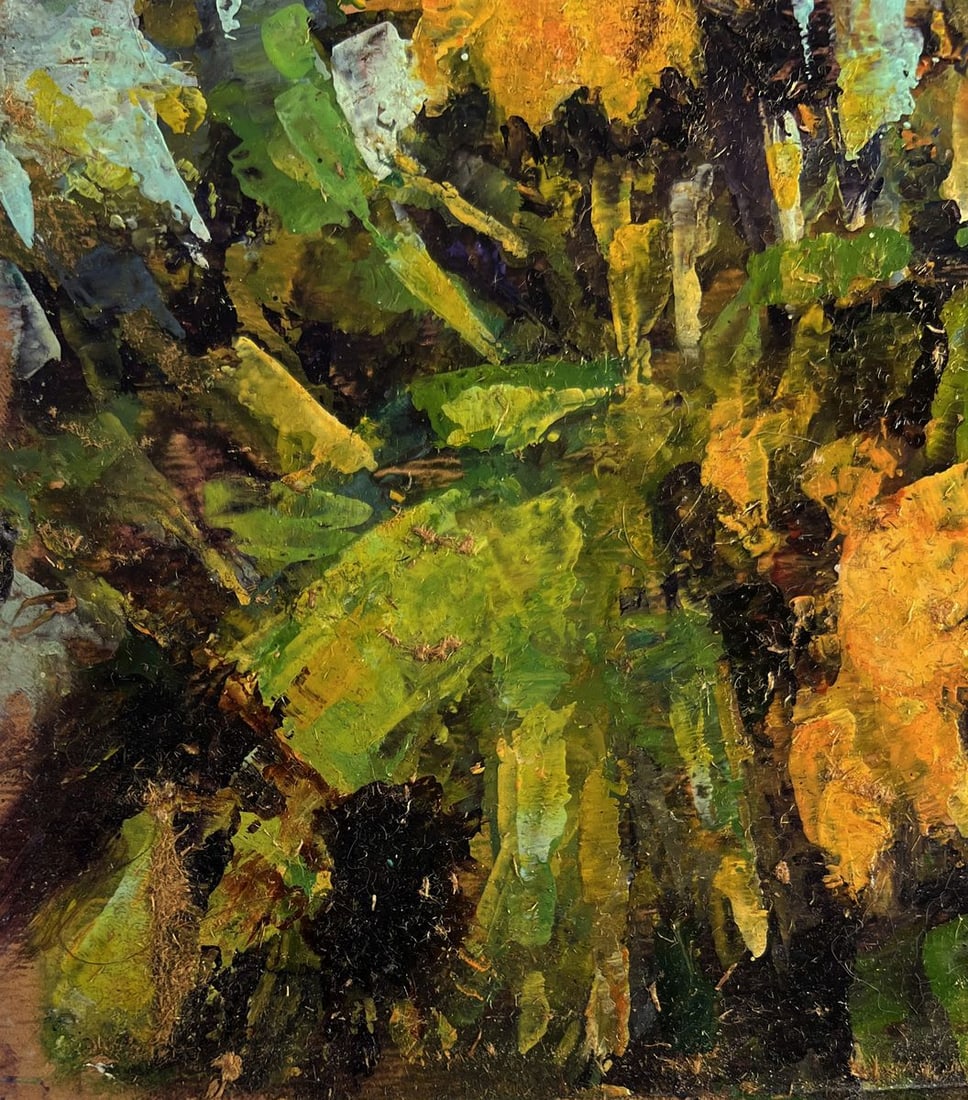 Oil painting Sunflowers are growing Vadim Aksenov - 7