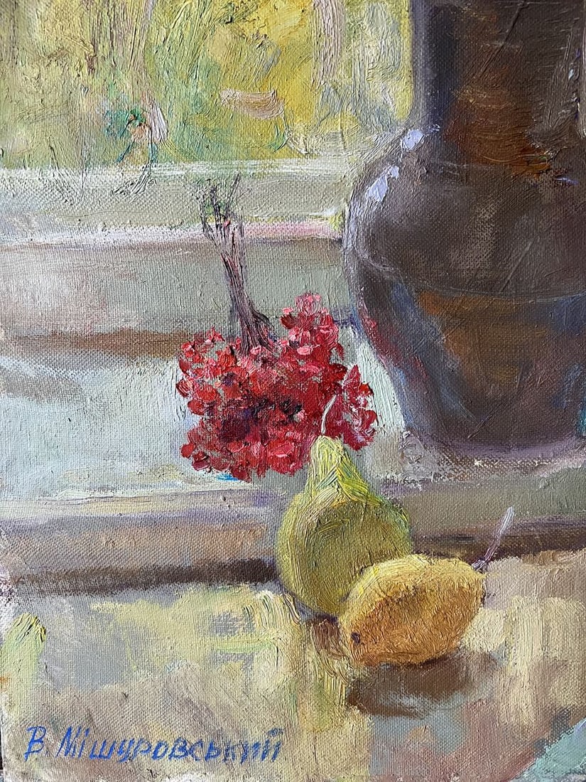 Oil painting Autumn still life V. Mishurovsky - 4