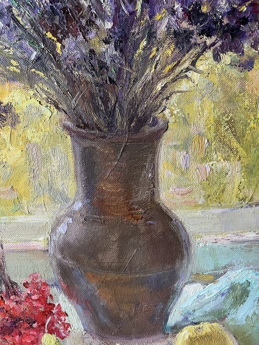 Oil painting Autumn still life V. Mishurovsky - 6
