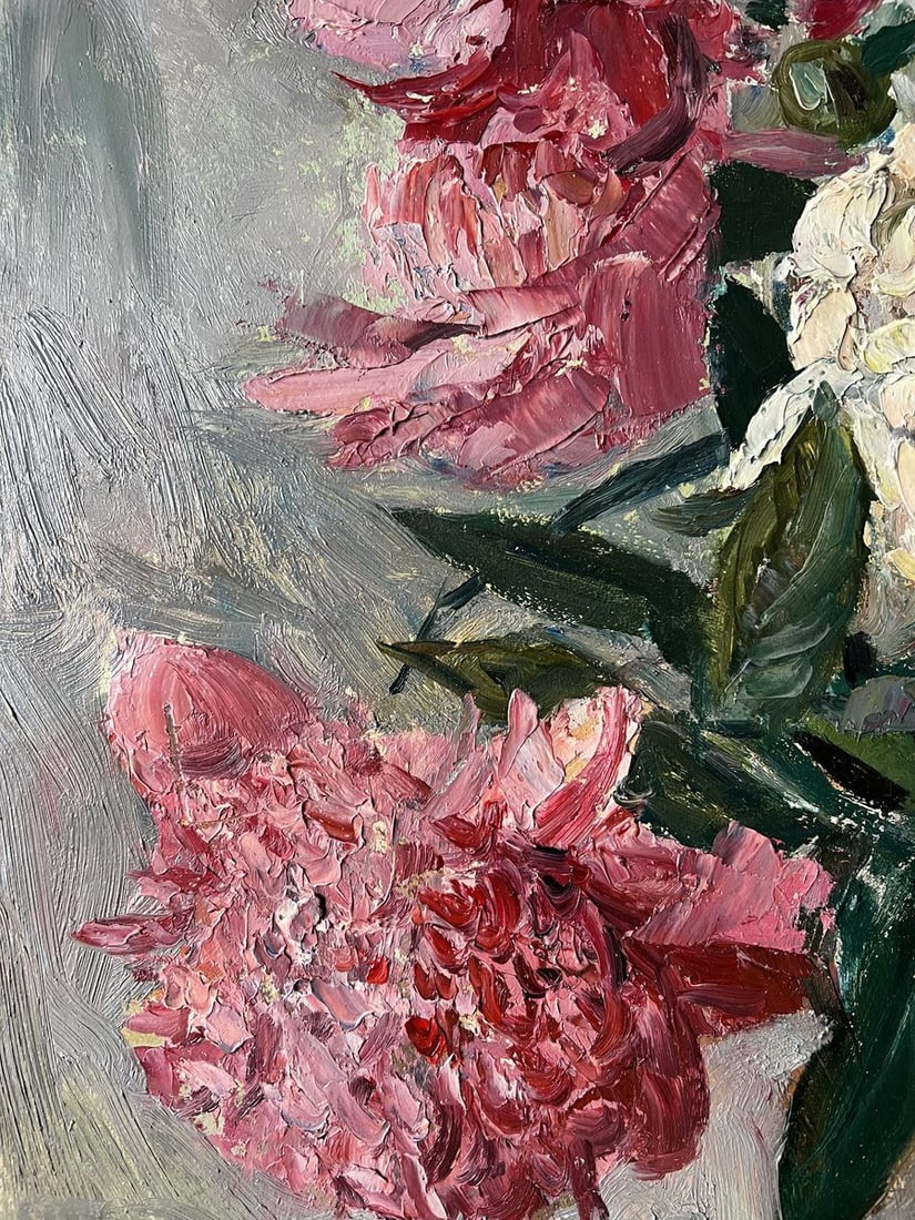 Oil painting Peonies V. Mishurovsky - 3