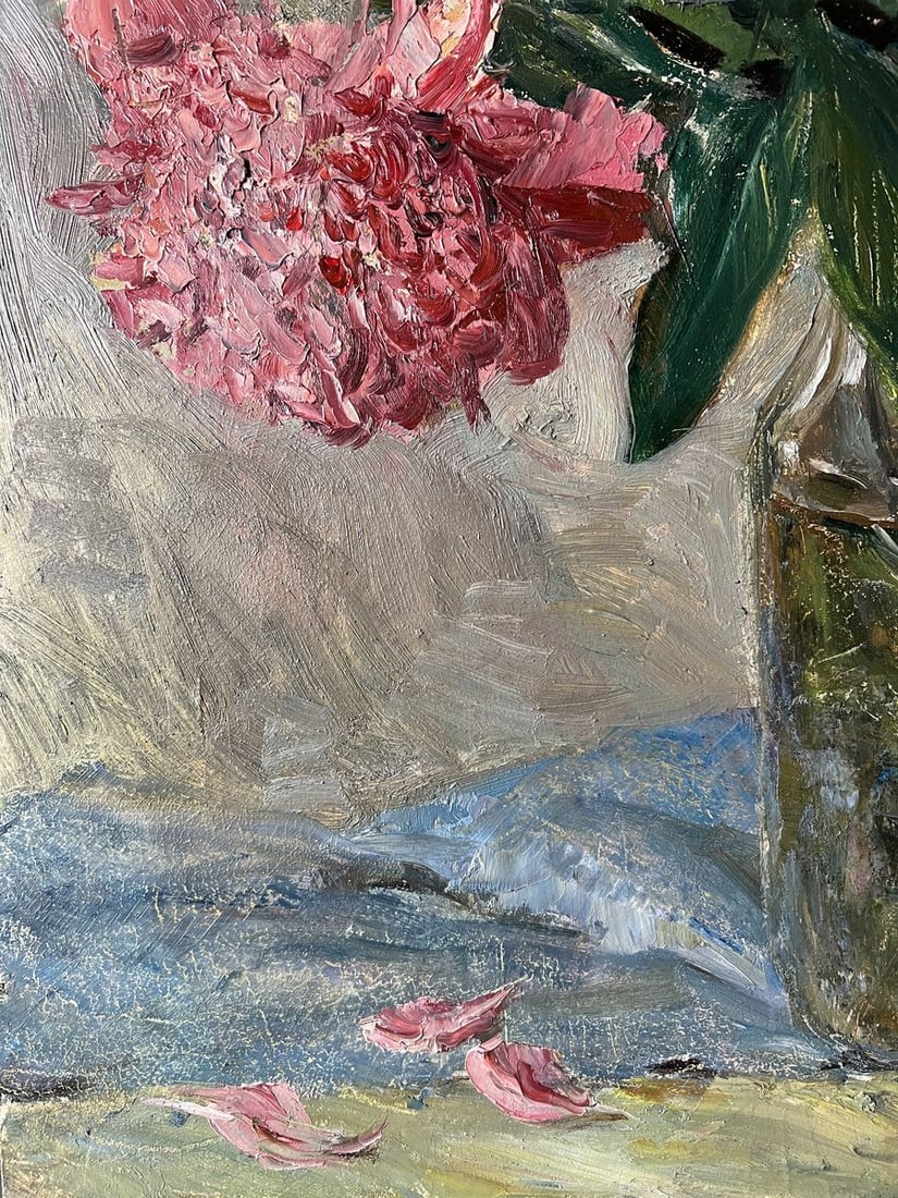 Oil painting Peonies V. Mishurovsky - 4