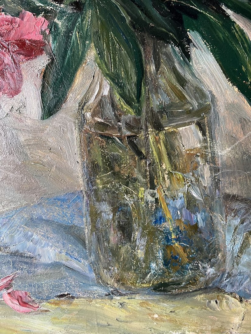 Oil painting Peonies V. Mishurovsky - 7