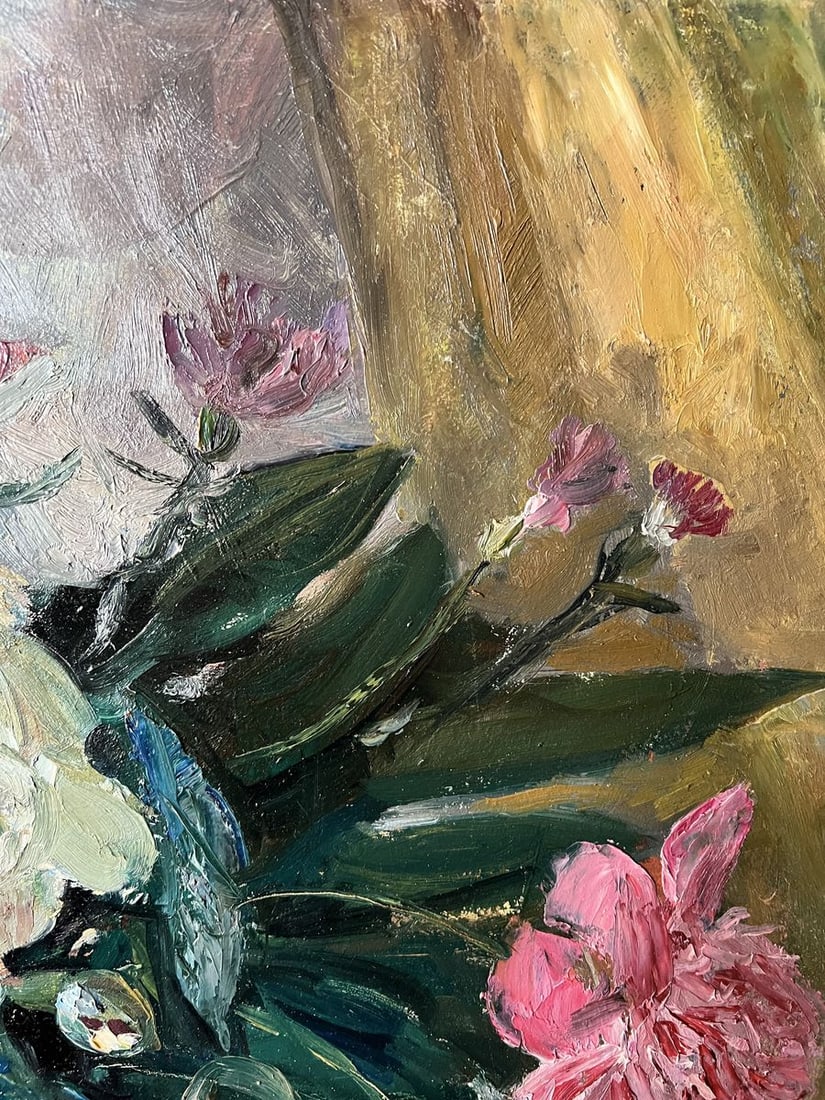 Oil painting Peonies V. Mishurovsky - 8