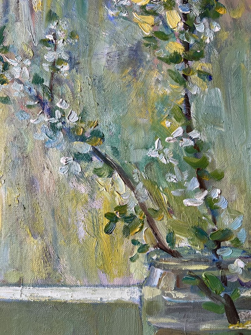 Oil painting Spring flowers V. Mishurovsky - 6
