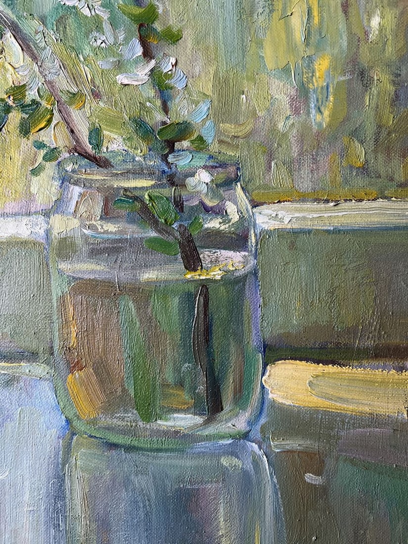 Oil painting Spring flowers V. Mishurovsky - 7