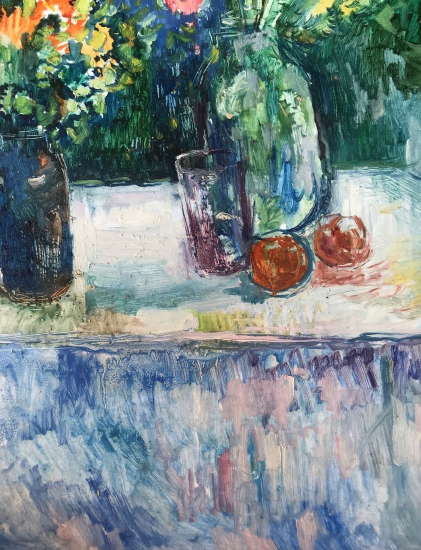 Oil painting Girl in the garden Peter Tovpev - 10
