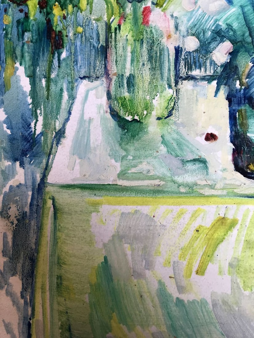Oil painting Summer flowers on the table Peter Tovpev - 7