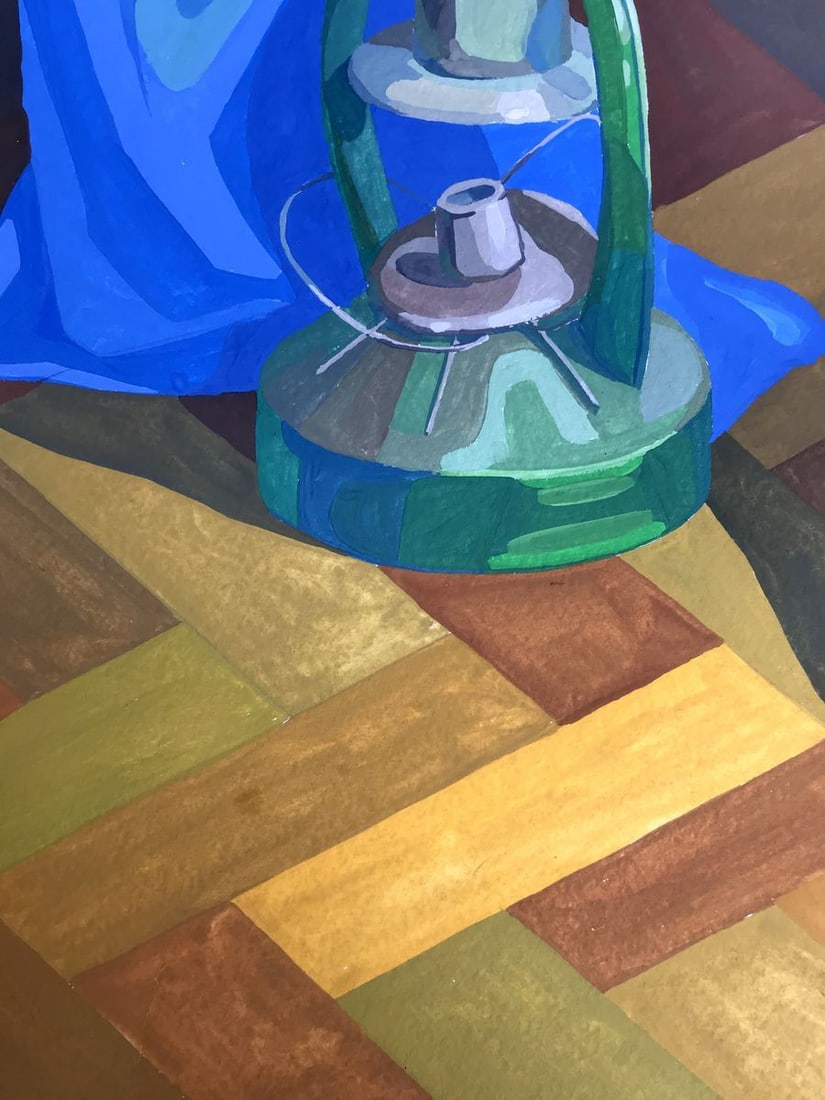 Acrylic painting In the room Yekaterina Dzyuba - 10