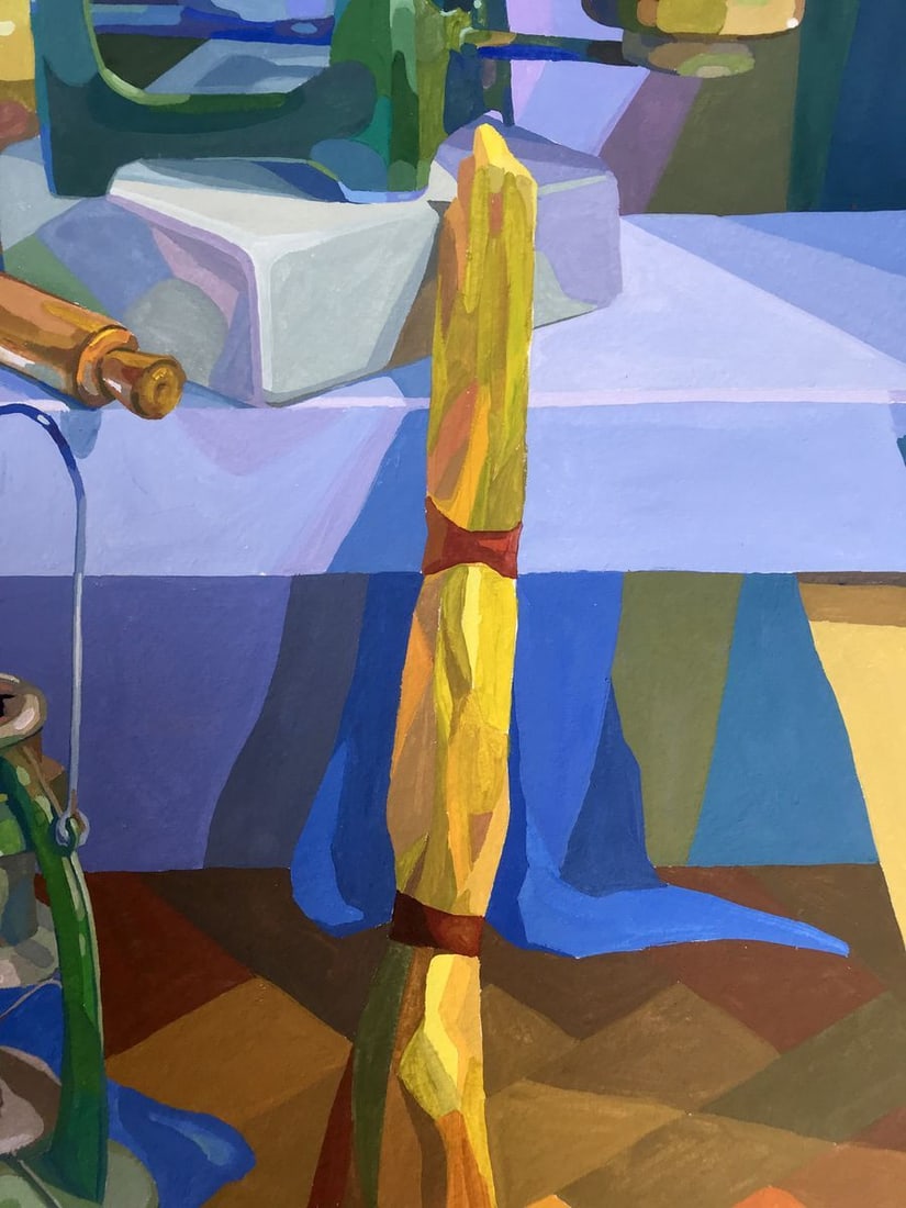 Acrylic painting In the room Yekaterina Dzyuba - 7