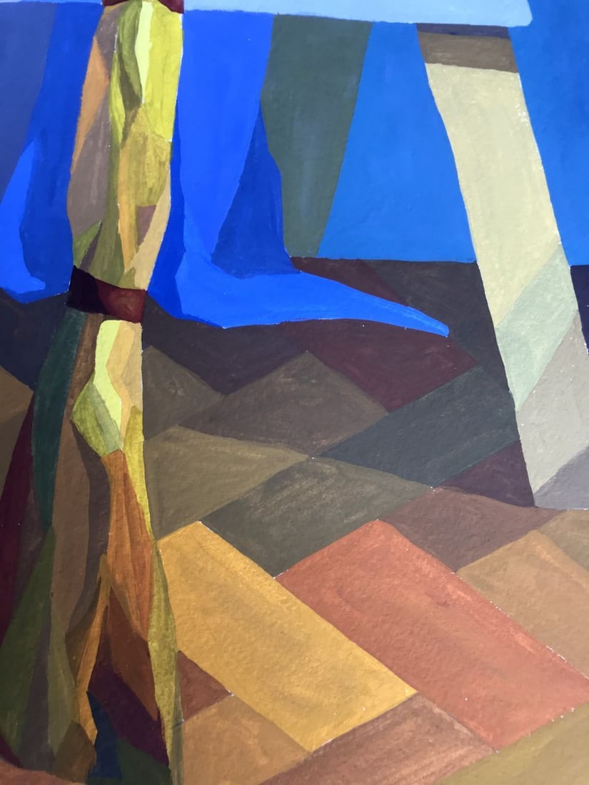 Acrylic painting In the room Yekaterina Dzyuba - 9