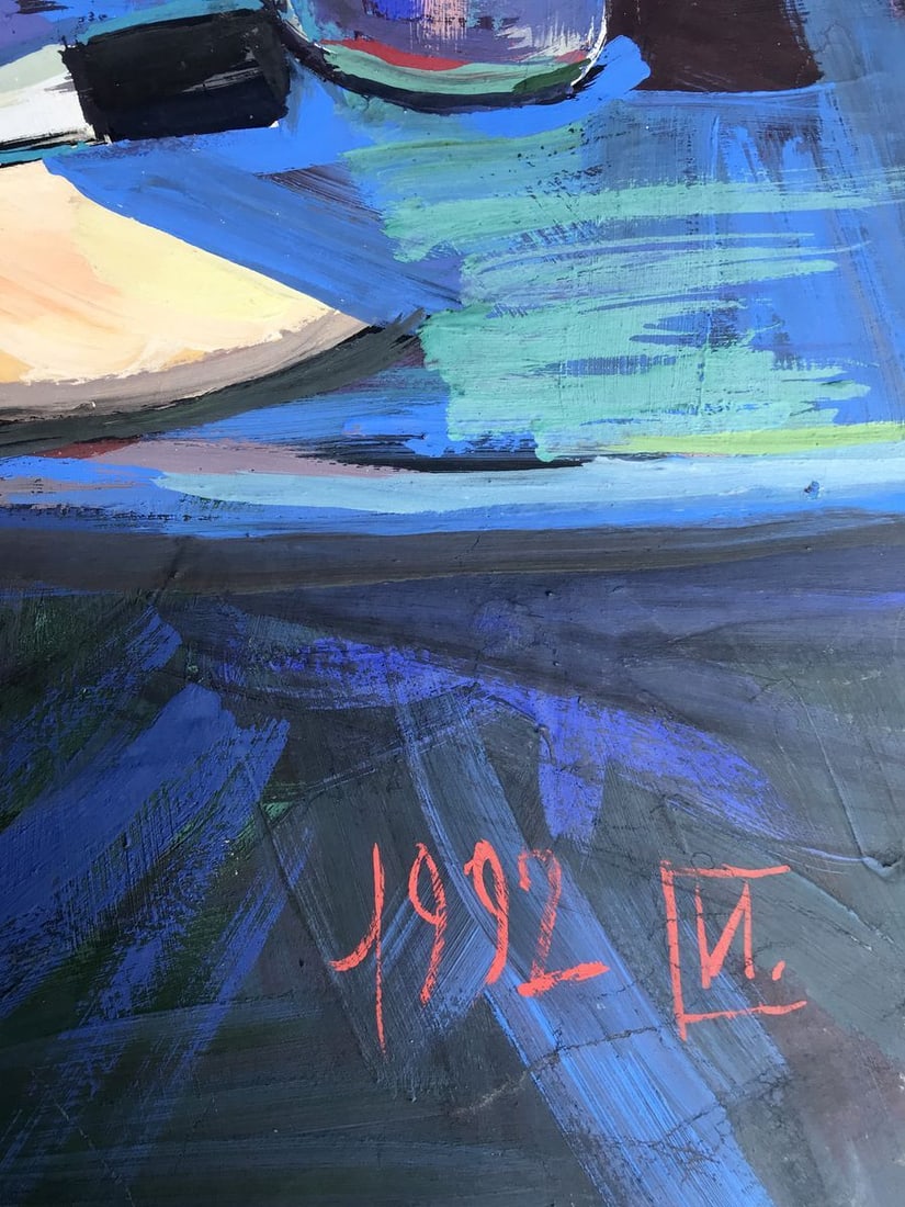 Acrylic painting Artist's table Solodovnikov I. B. - 10