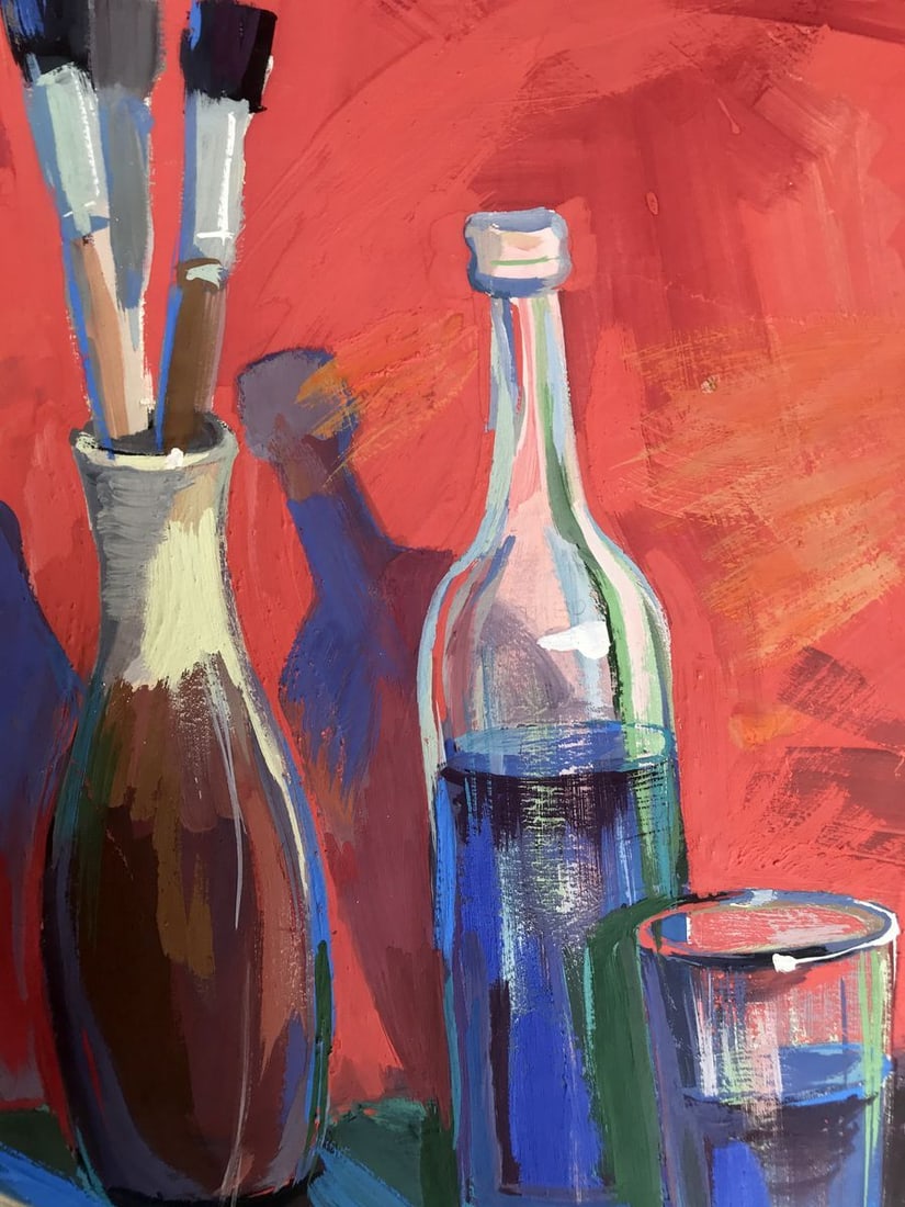 Acrylic painting Artist's table Solodovnikov I. B. - 5