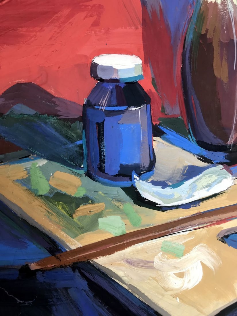 Acrylic painting Artist's table Solodovnikov I. B. - 7