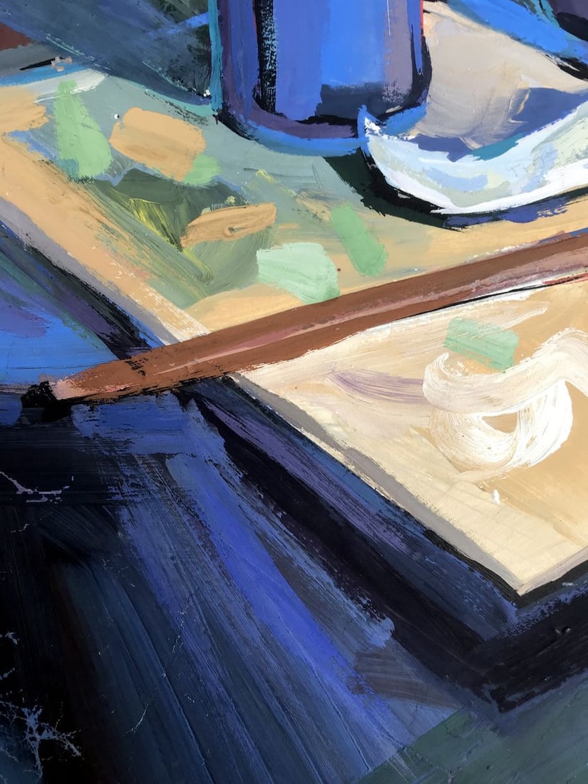 Acrylic painting Artist's table Solodovnikov I. B. - 8