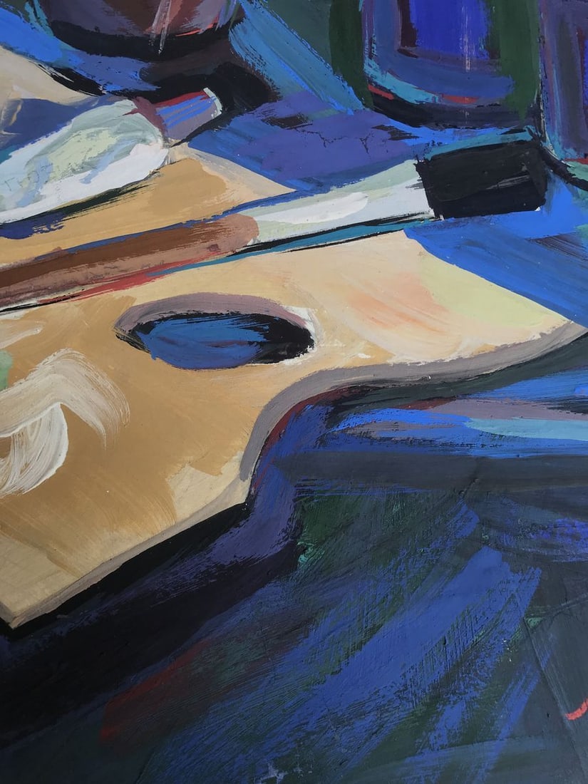 Acrylic painting Artist's table Solodovnikov I. B. - 9