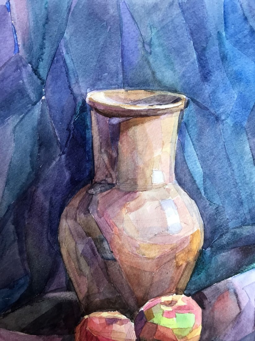 Watercolor painting Tea Party Unknown artist - 4