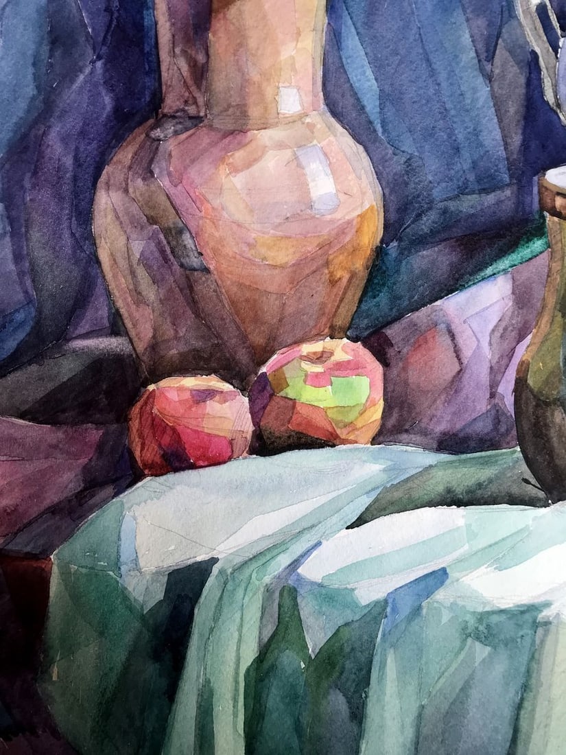 Watercolor painting Tea Party Unknown artist - 5