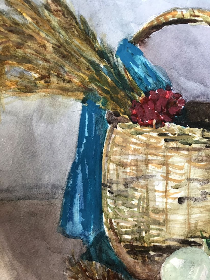 Watercolor painting Gifts of nature Unknown artist - 4
