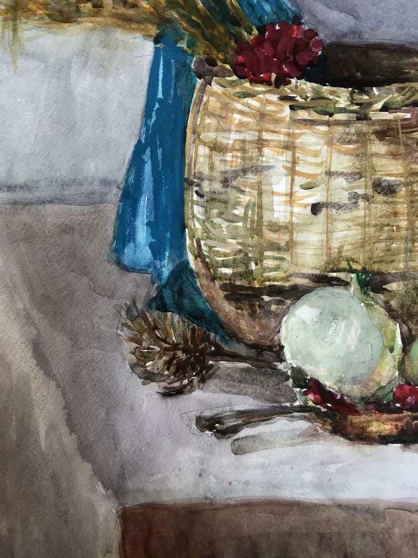 Watercolor painting Gifts of nature Unknown artist - 5