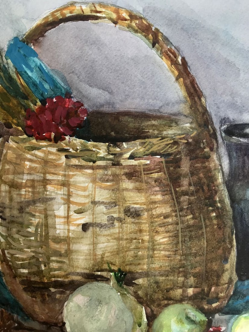 Watercolor painting Gifts of nature Unknown artist - 6