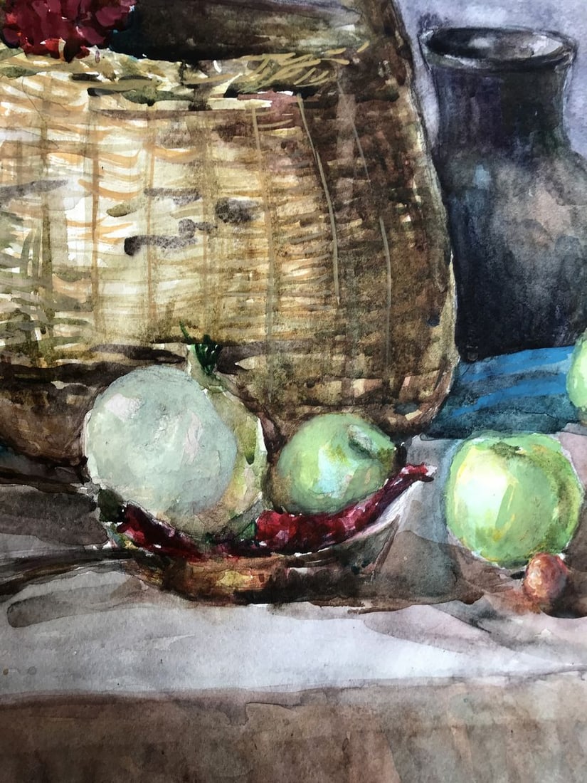 Watercolor painting Gifts of nature Unknown artist - 7