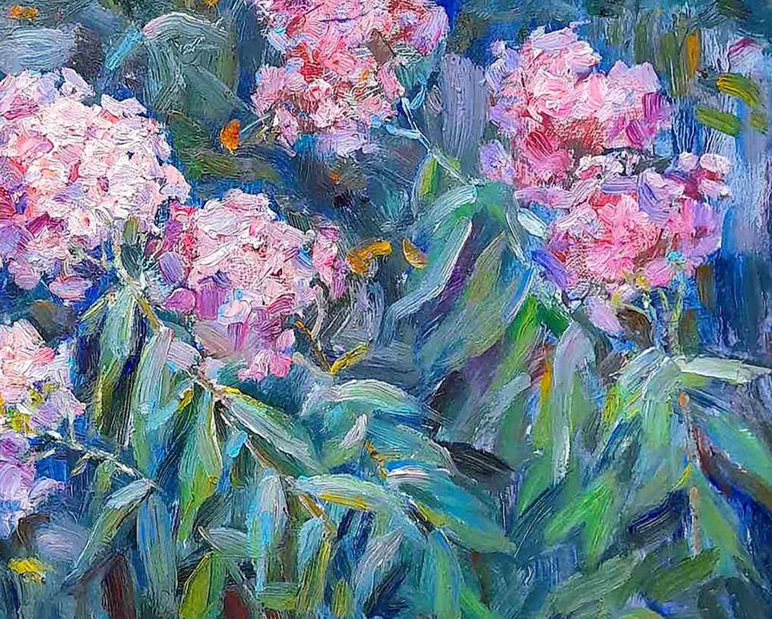 Oi painting Lilac in the garden Kovalenko Ivan Mikhailovich - 5