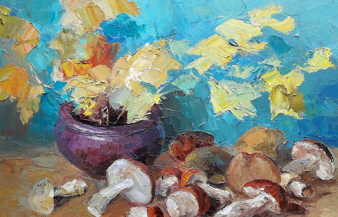 Oil painting Mushroom time Serdyuk Boris Petrovich - 2