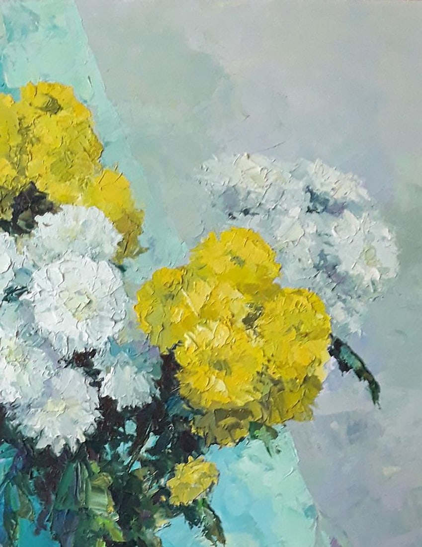 Oil painting Chrysanthemums Serdyuk Boris Petrovich - 3